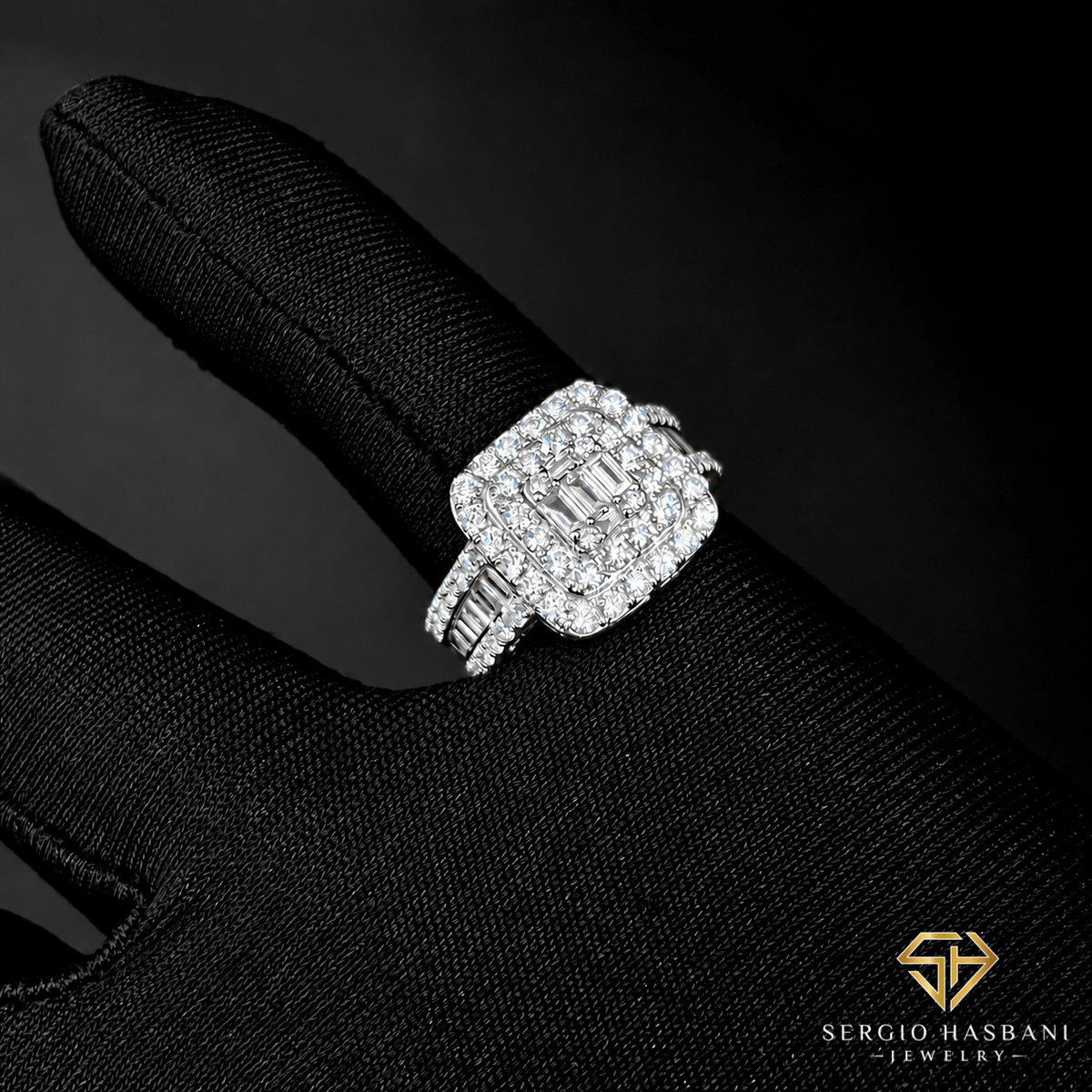 10K ELKAYAN VVS Lab Diamond Ring