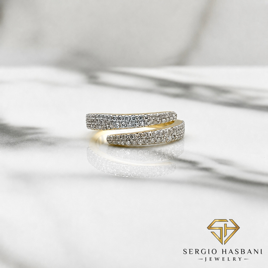 10K EMBRACE Diamond Ring