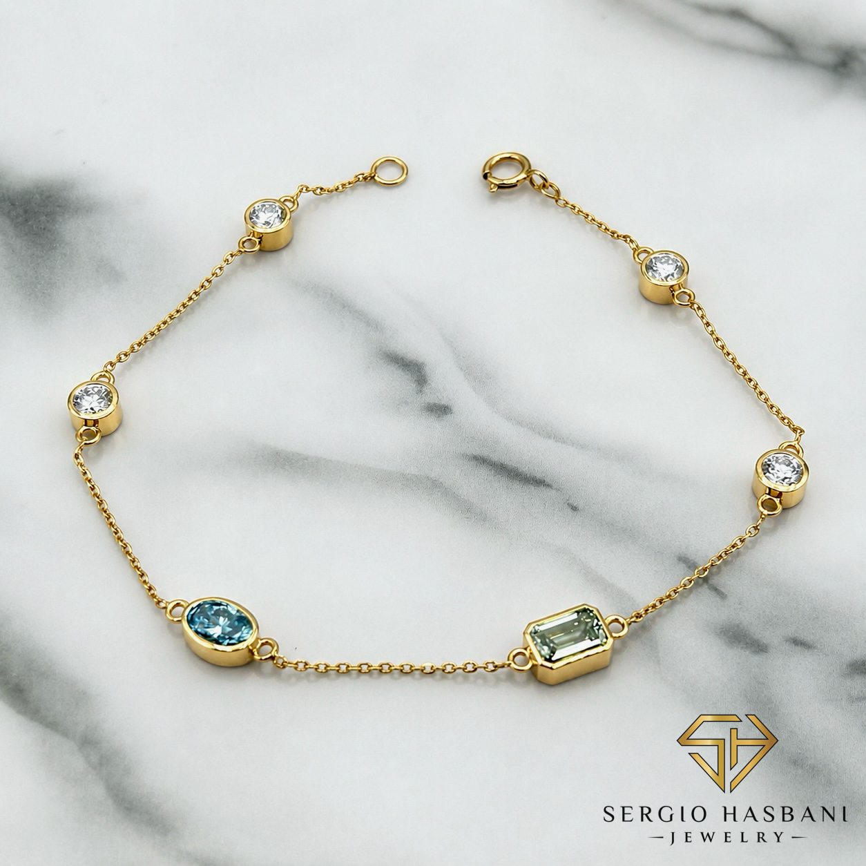14K EMERAZ Diamond Bracelet