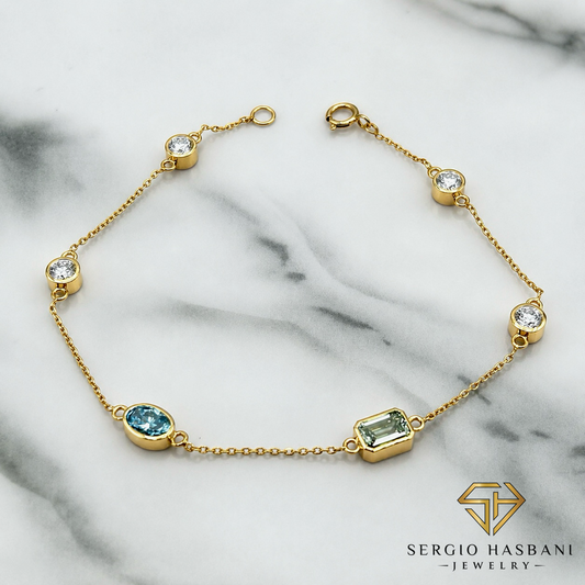 14K EMERAZ Diamond Bracelet