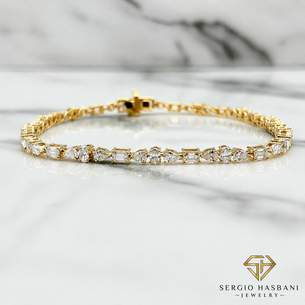10K EMOPARA VVS Lab Diamond Bracelet