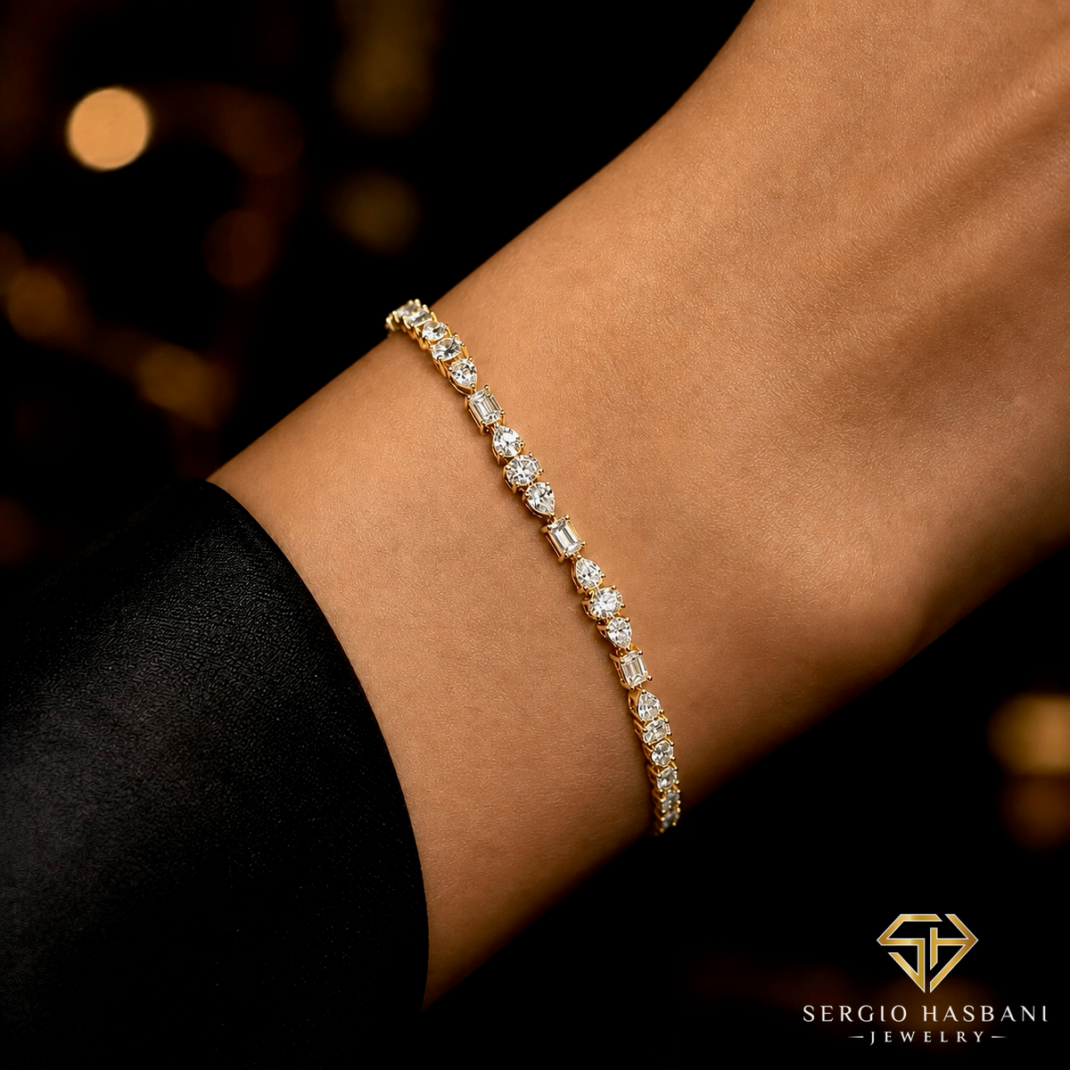10K EMOPARA VVS Lab Diamond Bracelet