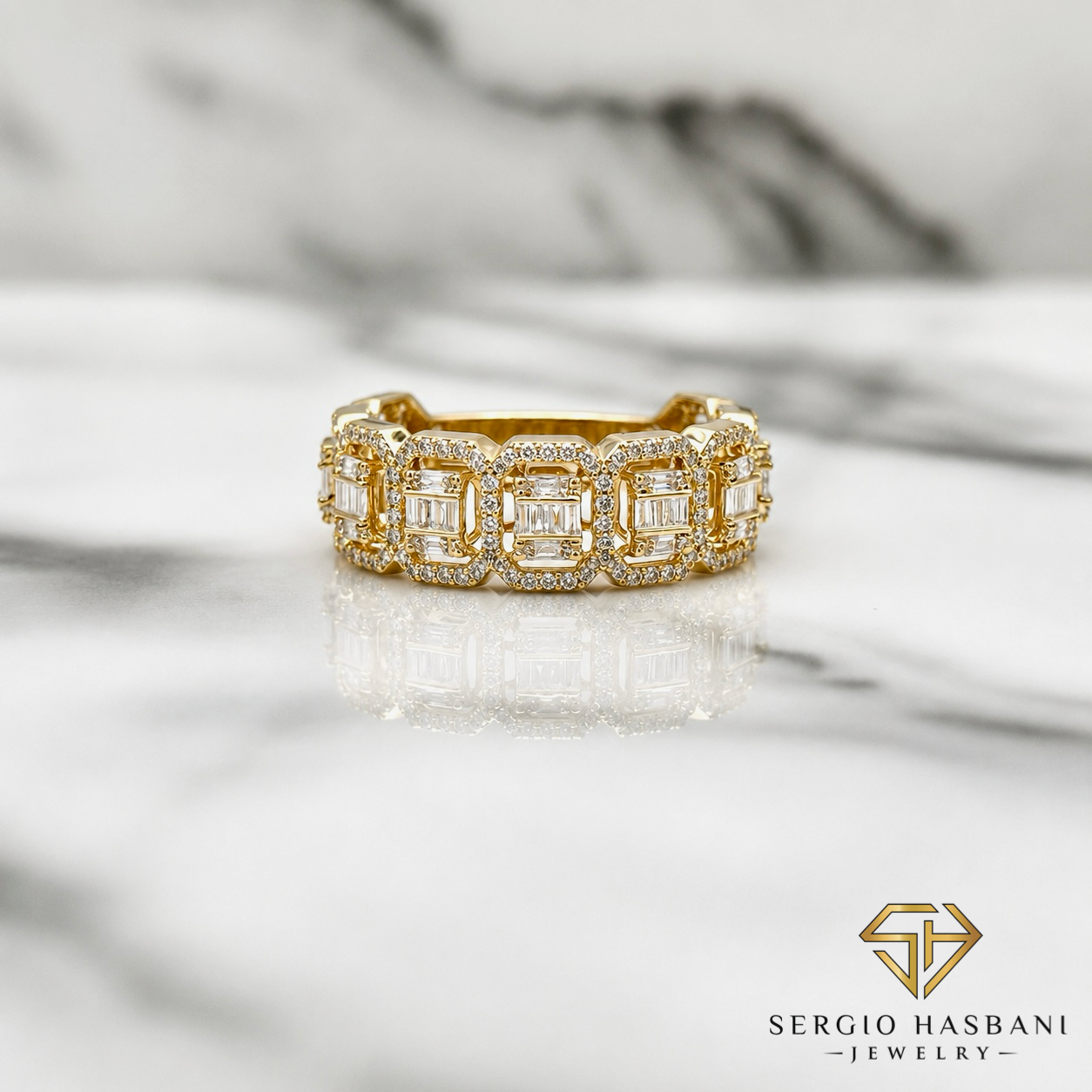 10K ETERNAL Diamond Ring