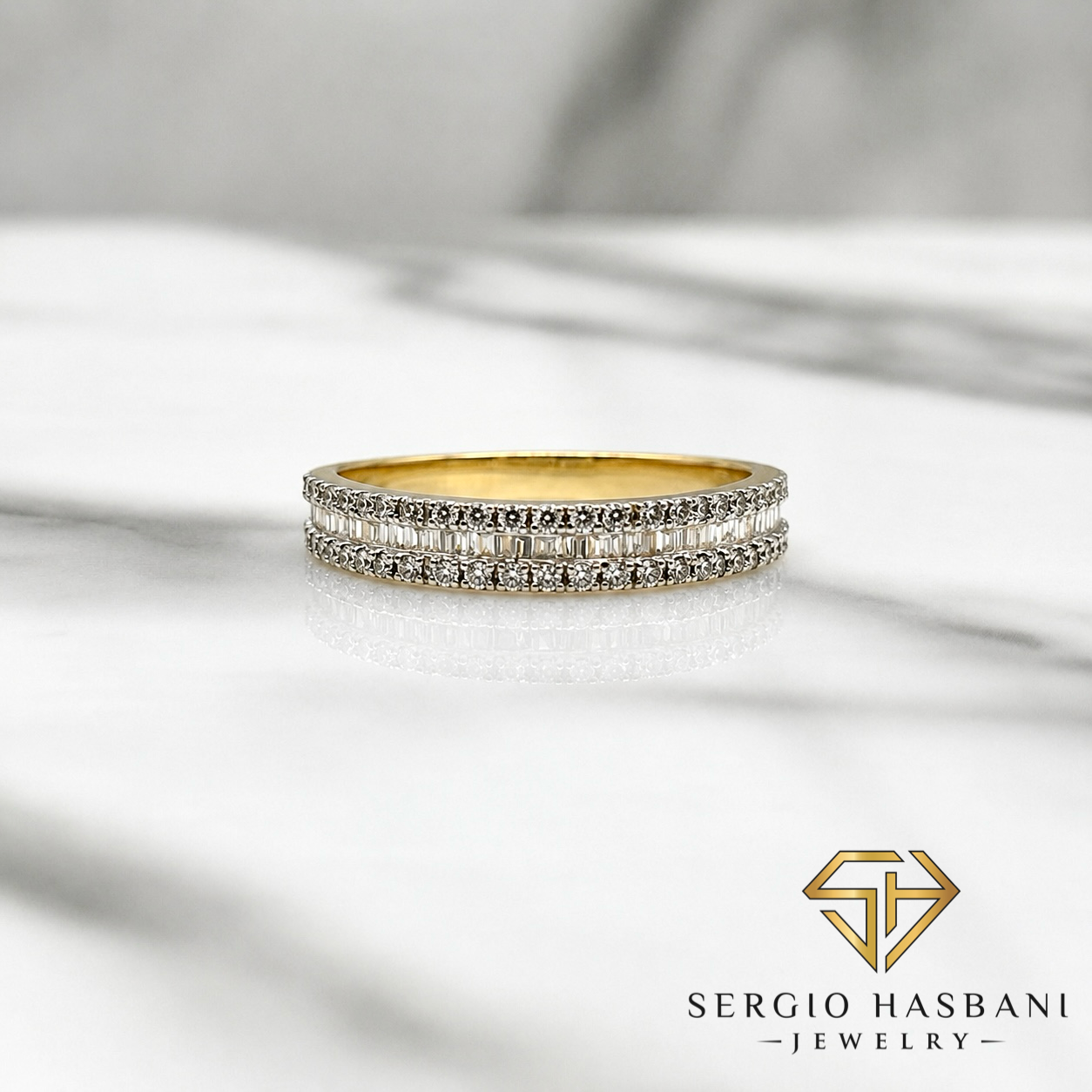 10K ETERNI BG Diamond Ring