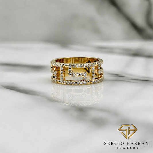 10K G-KIKI VVS Lab Diamond Ring