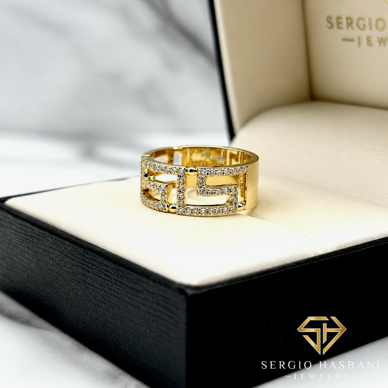 10K G-KIKI VVS Lab Diamond Ring