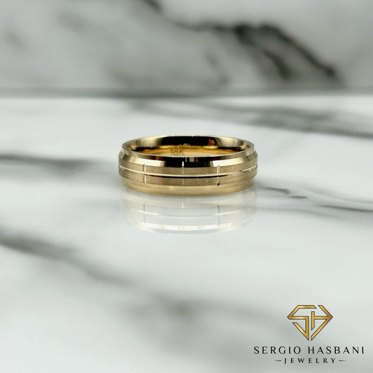 18K SOLID GHS WEDDING BAND