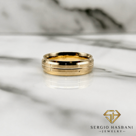 18K SOLID GHS WEDDING BAND