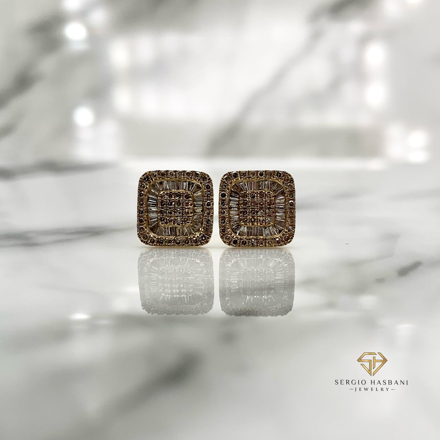 10K GUETTY Diamond Earrings