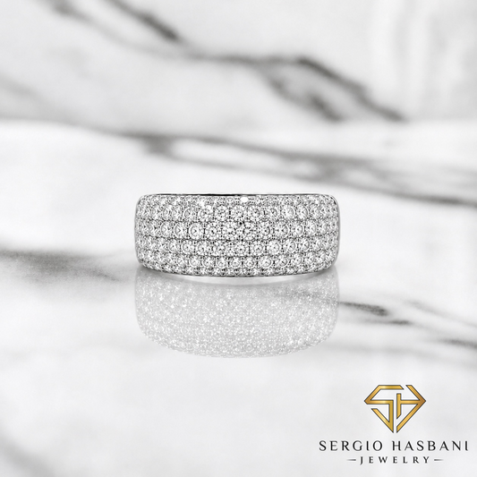 10K ICEE VVS Lab Diamond Ring