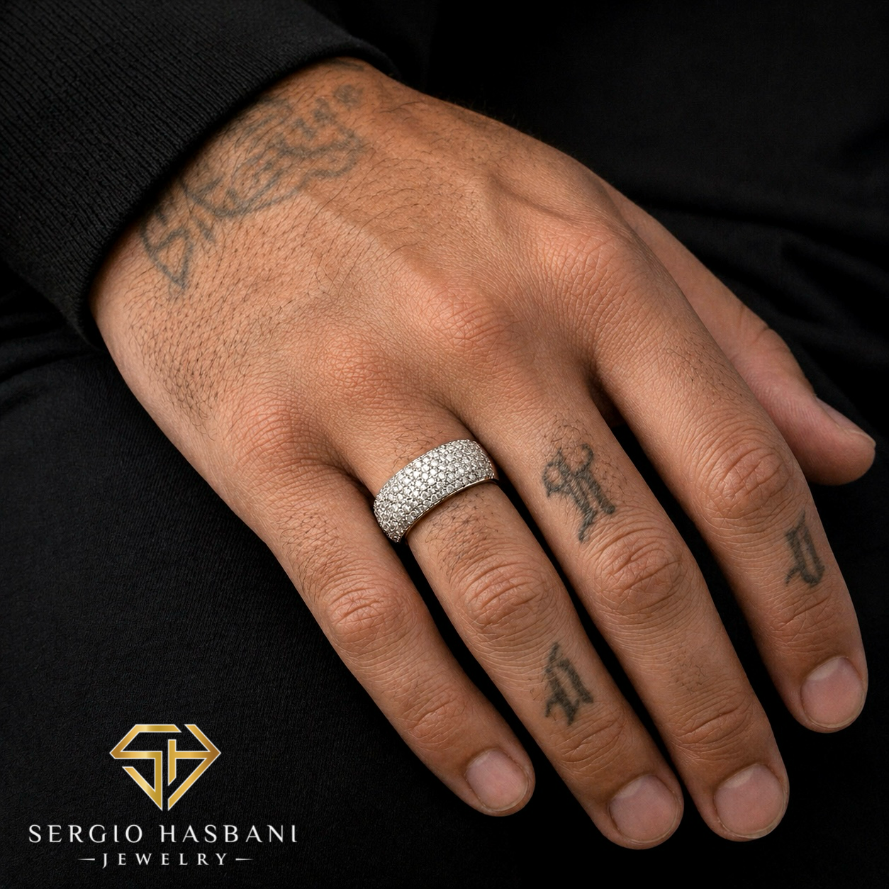 10K ICEE VVS Lab Diamond Ring