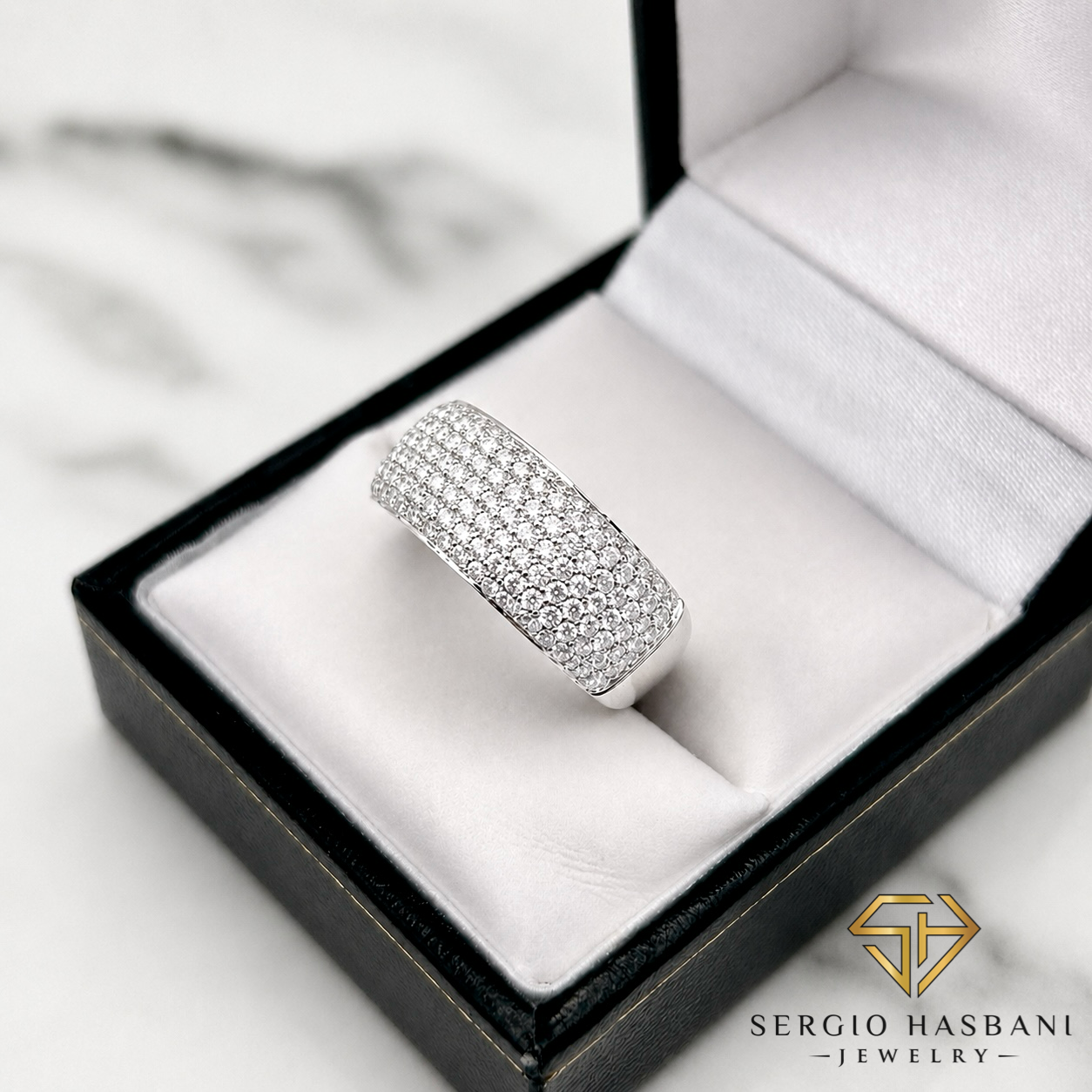 10K ICEE VVS Lab Diamond Ring