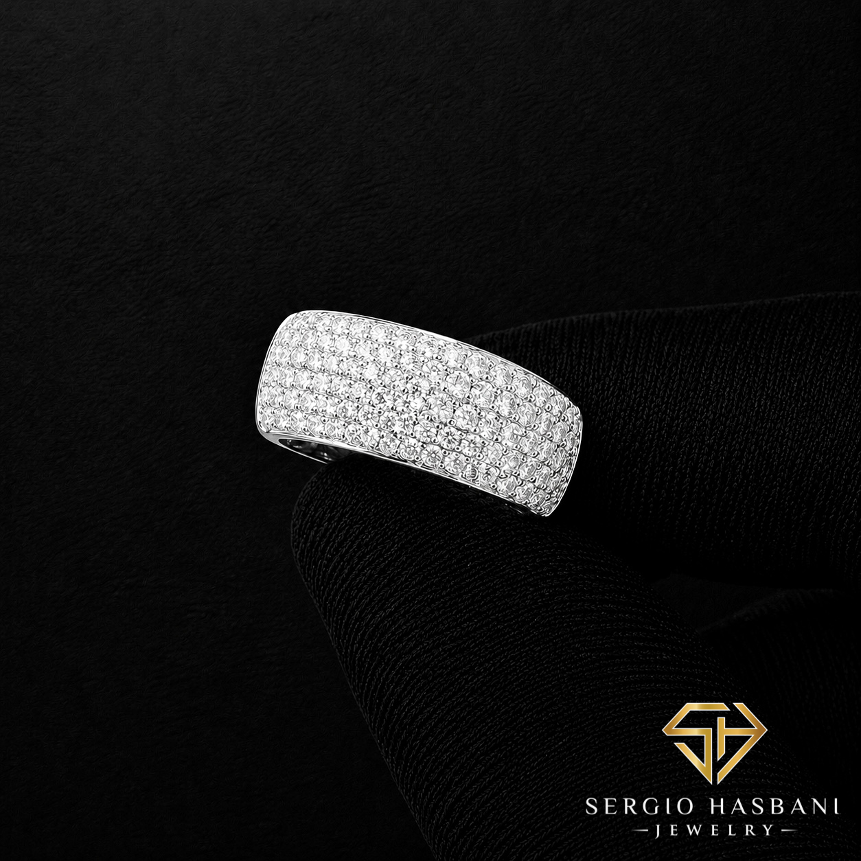 10K ICEE VVS Lab Diamond Ring