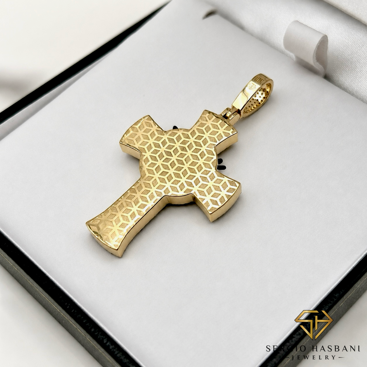10K JEEZUS Diamond Pendant