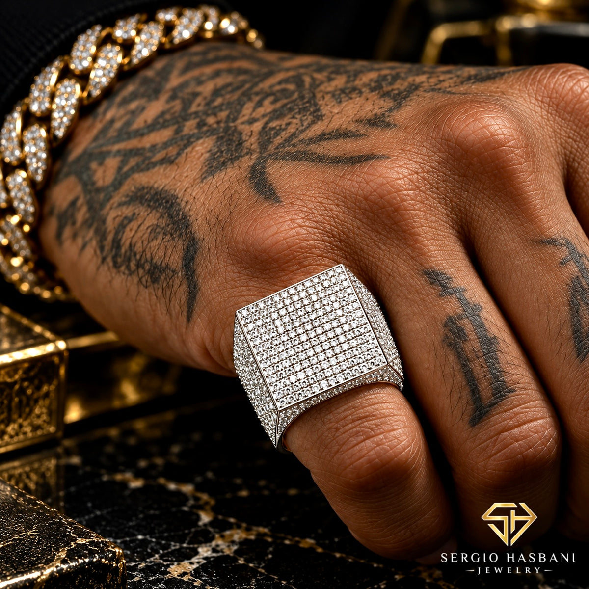 10K KANE Diamond Ring
