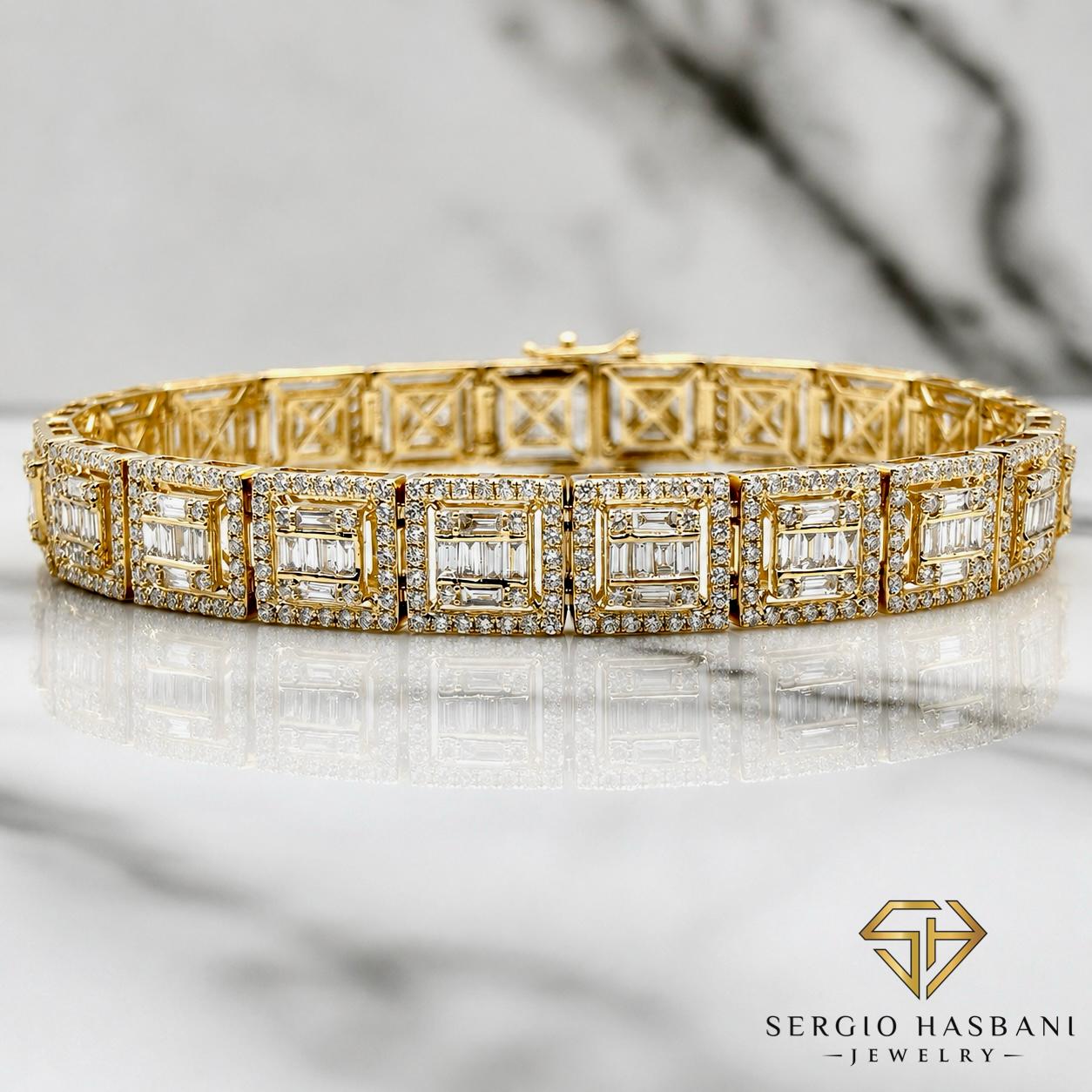 10K KARTEL VVS Lab Diamond Bracelet