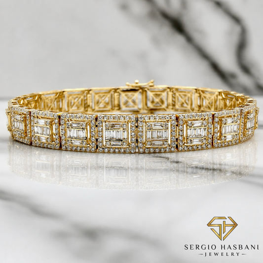 10K KARTEL VVS Lab Diamond Bracelet