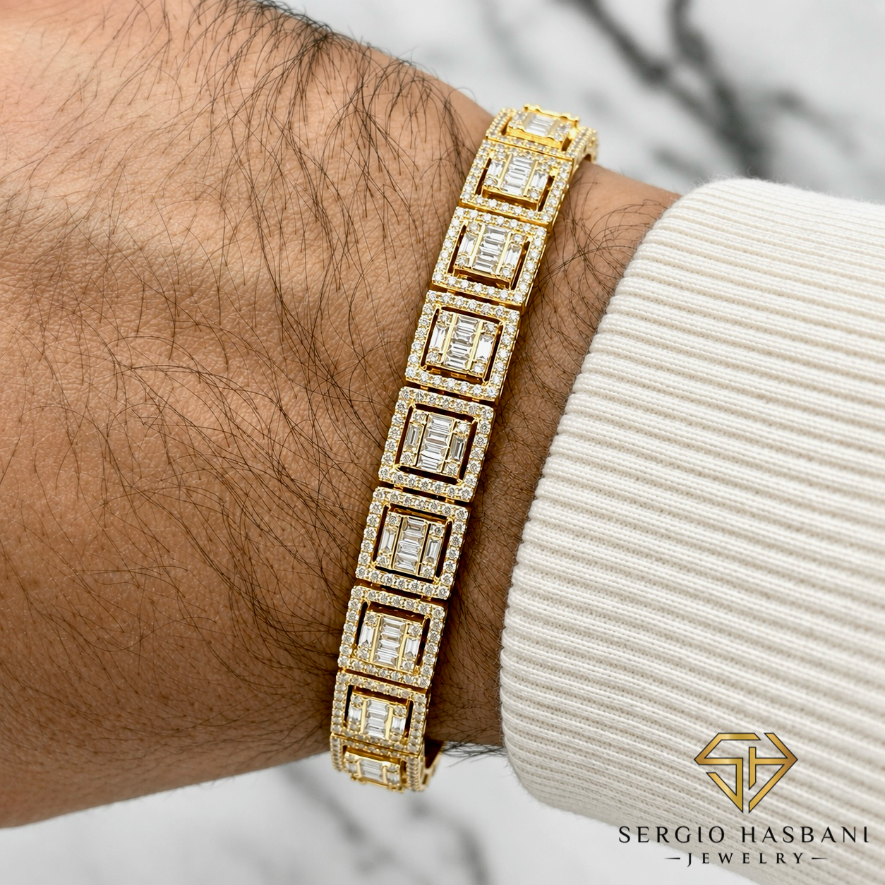 10K KARTEL VVS Lab Diamond Bracelet
