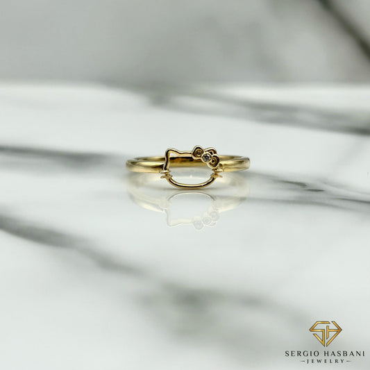 10K KITTY VS Diamond Ring