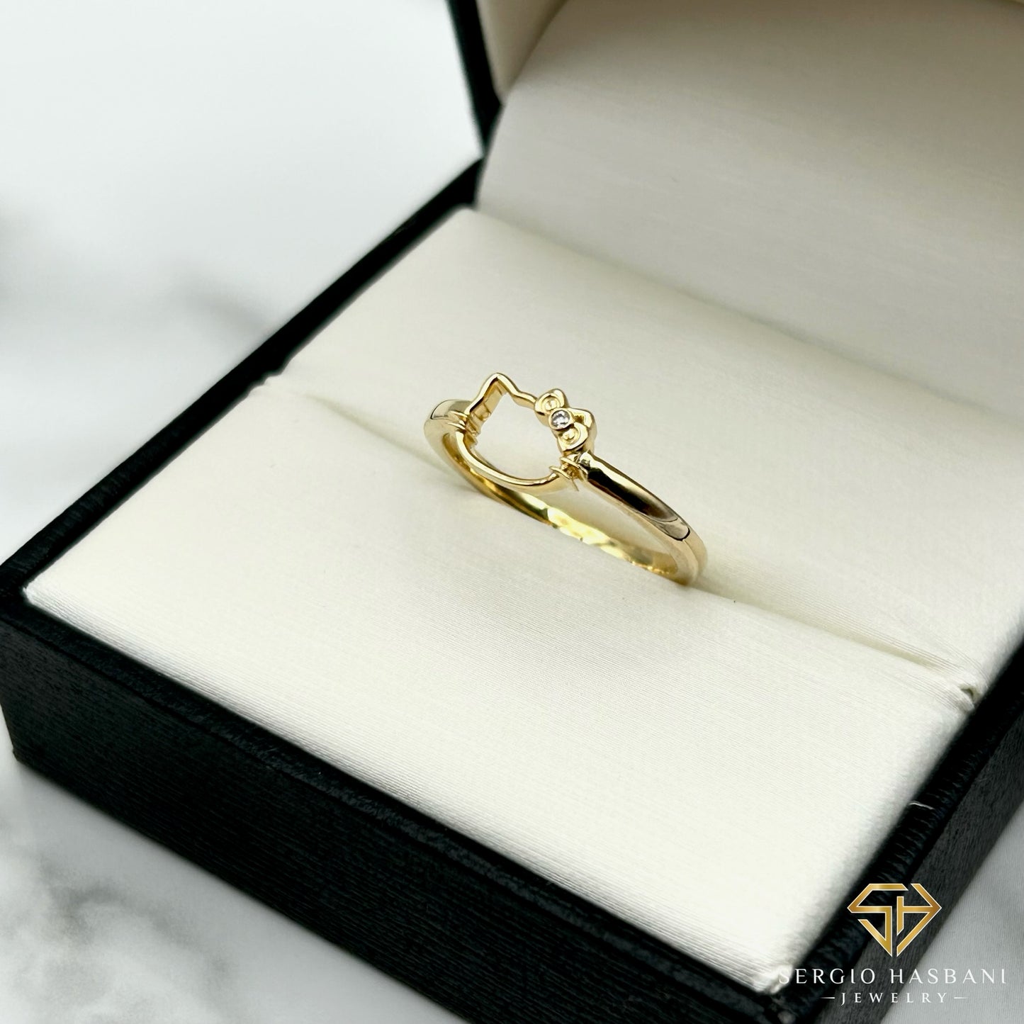 10K KITTY VS Diamond Ring