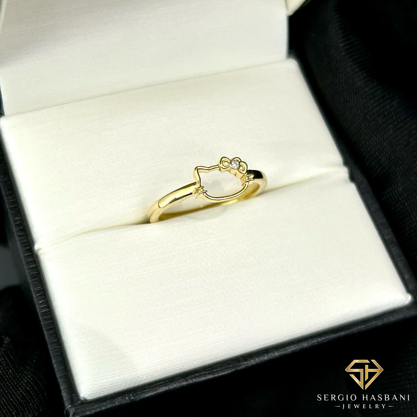 10K KITTY VS Diamond Ring