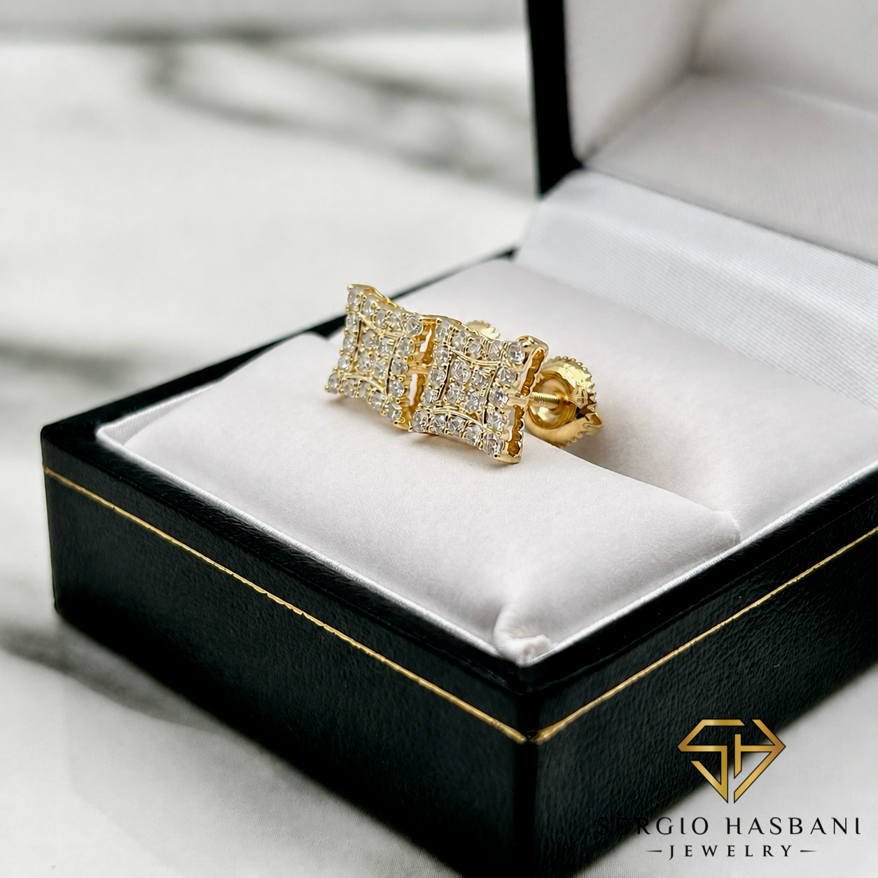 10K KLEIN Diamond Earrings