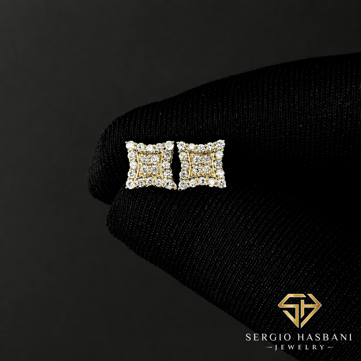 10K KLEIN Diamond Earrings