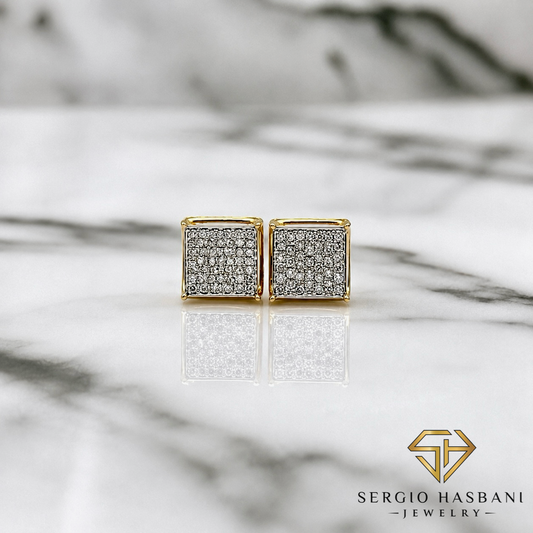 10K KLUBB Diamond Earrings