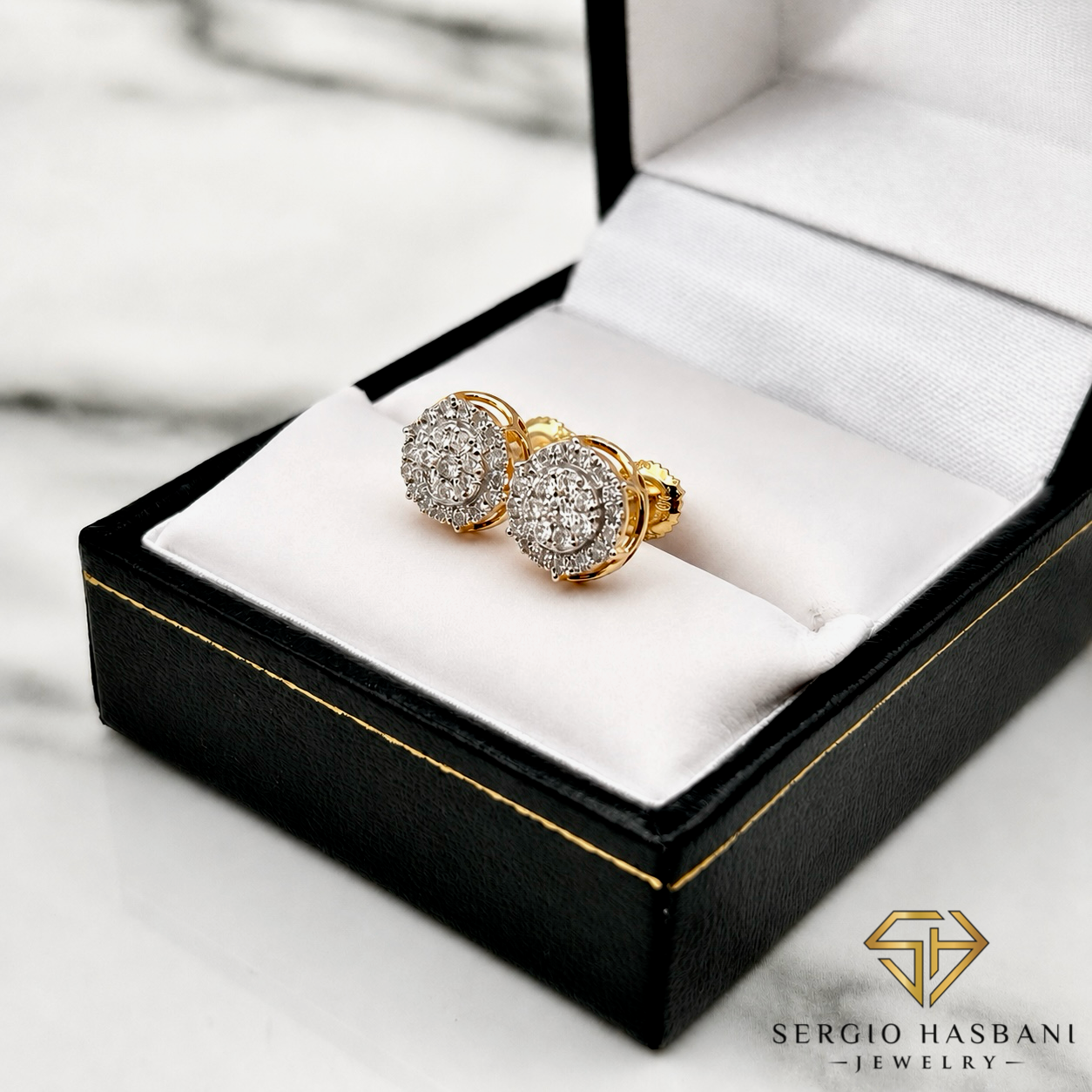 10K KOSHI Diamond Earrings