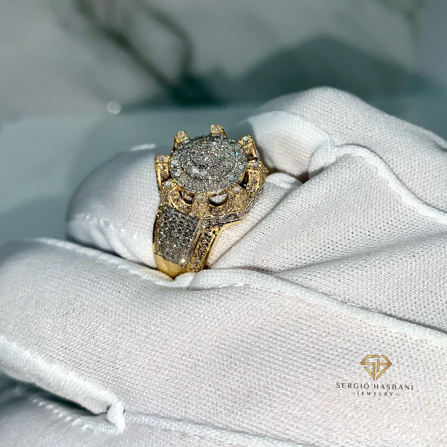 10K KROWLER Diamond Ring