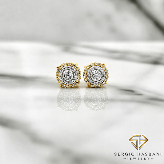 10K KUTLER 2R Diamond Earrings