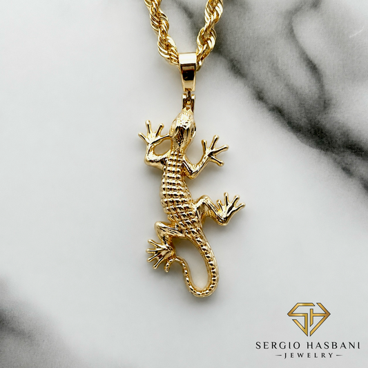 10K LIZARD Pendant