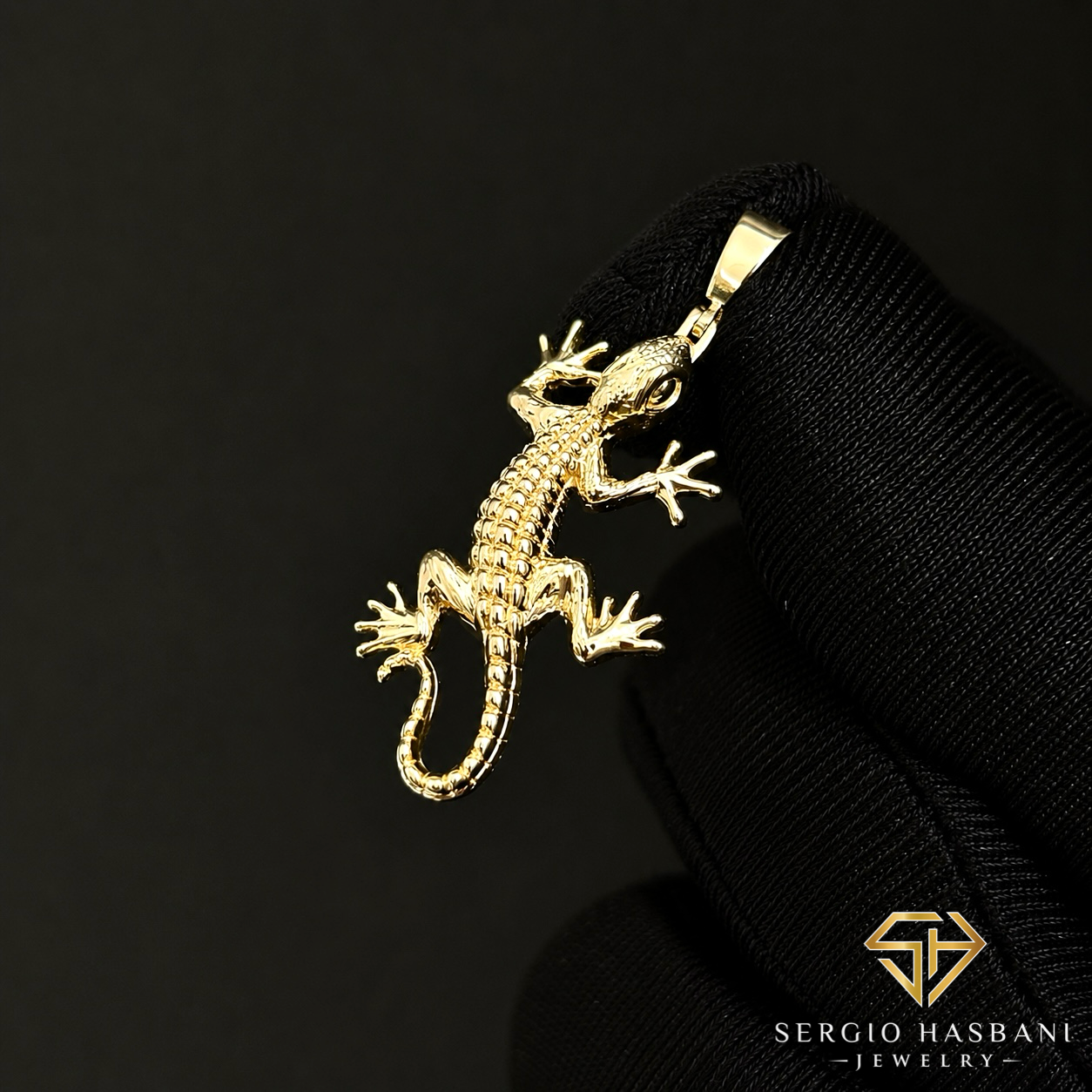 10K LIZARD Pendant
