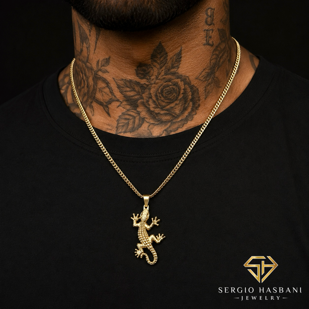 10K LIZARD Pendant