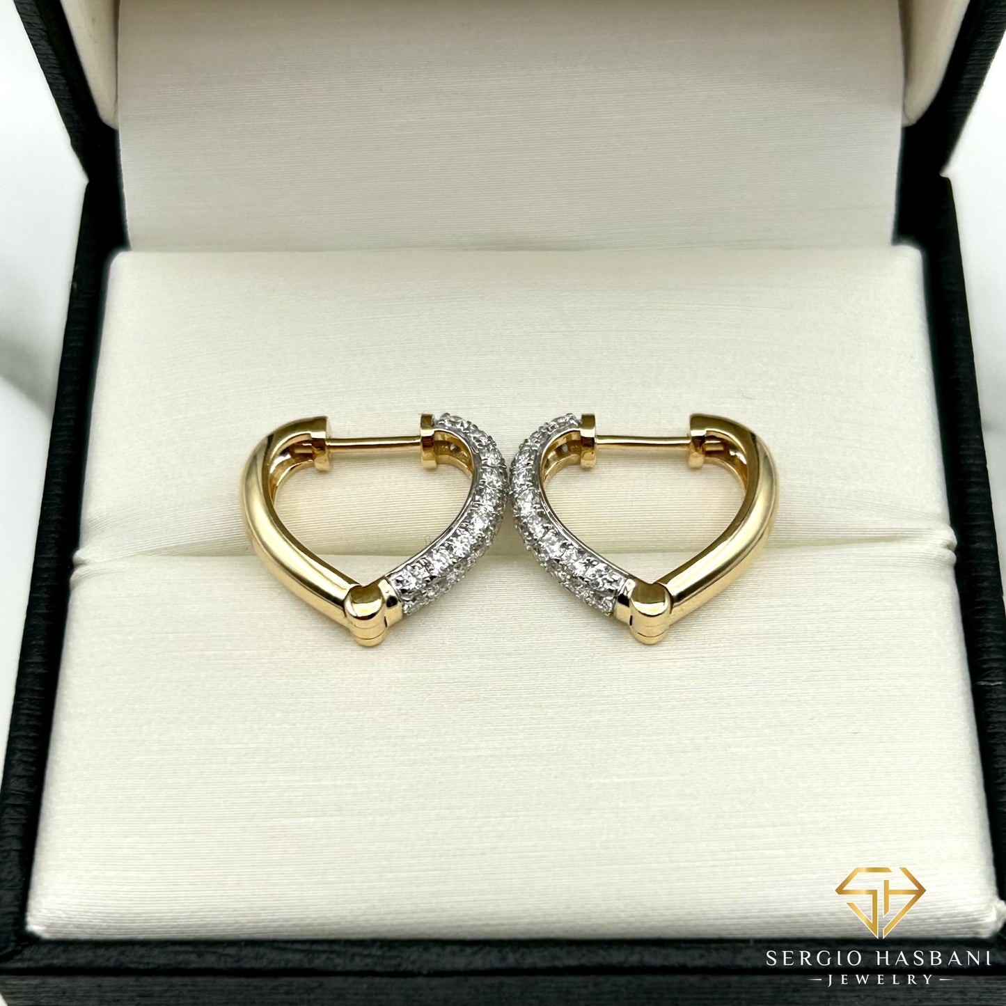 10K LOVHUGGS VVS Lab Diamond Earrings