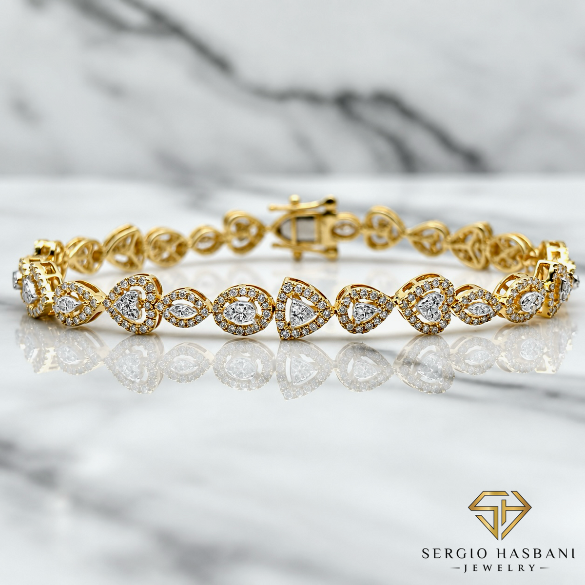 10K LOVMIX Diamond Bracelet