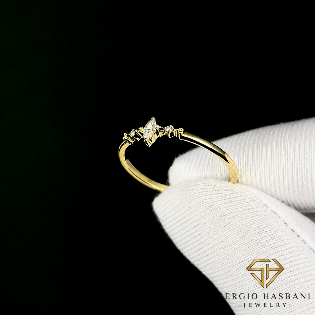 10K MARBELLA Diamond Ring