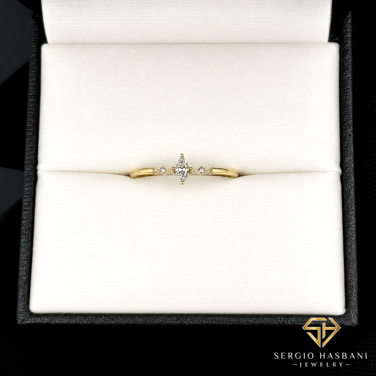 10K MARBELLA Diamond Ring