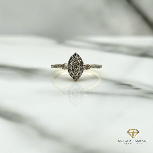 10K MARDONNA Diamond Ring