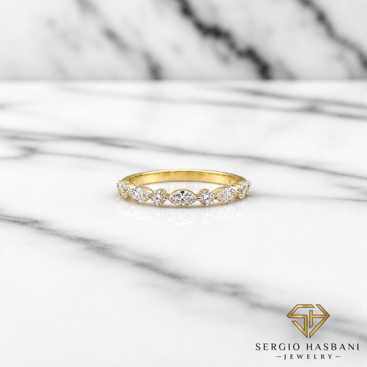 10K MARQELLI VVS Lab Diamond Ring