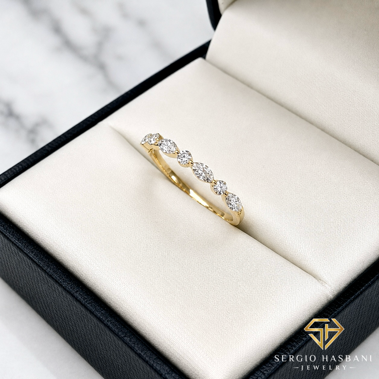 10K MARQELLI VVS Lab Diamond Ring