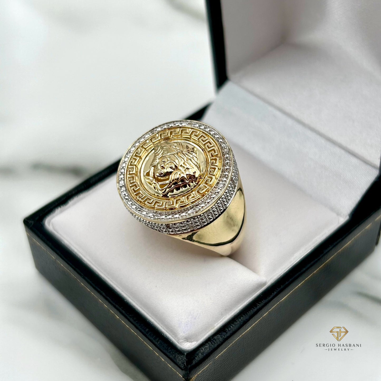 10K MEDO Diamond Ring