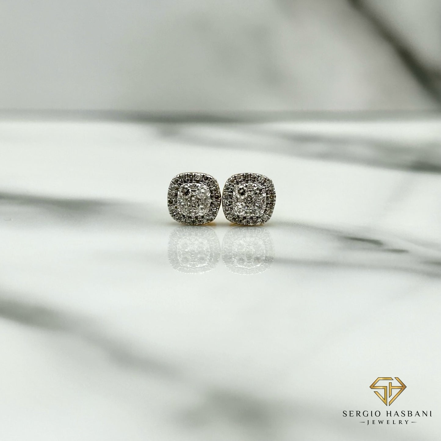 10K MUSSO Diamond Earrings