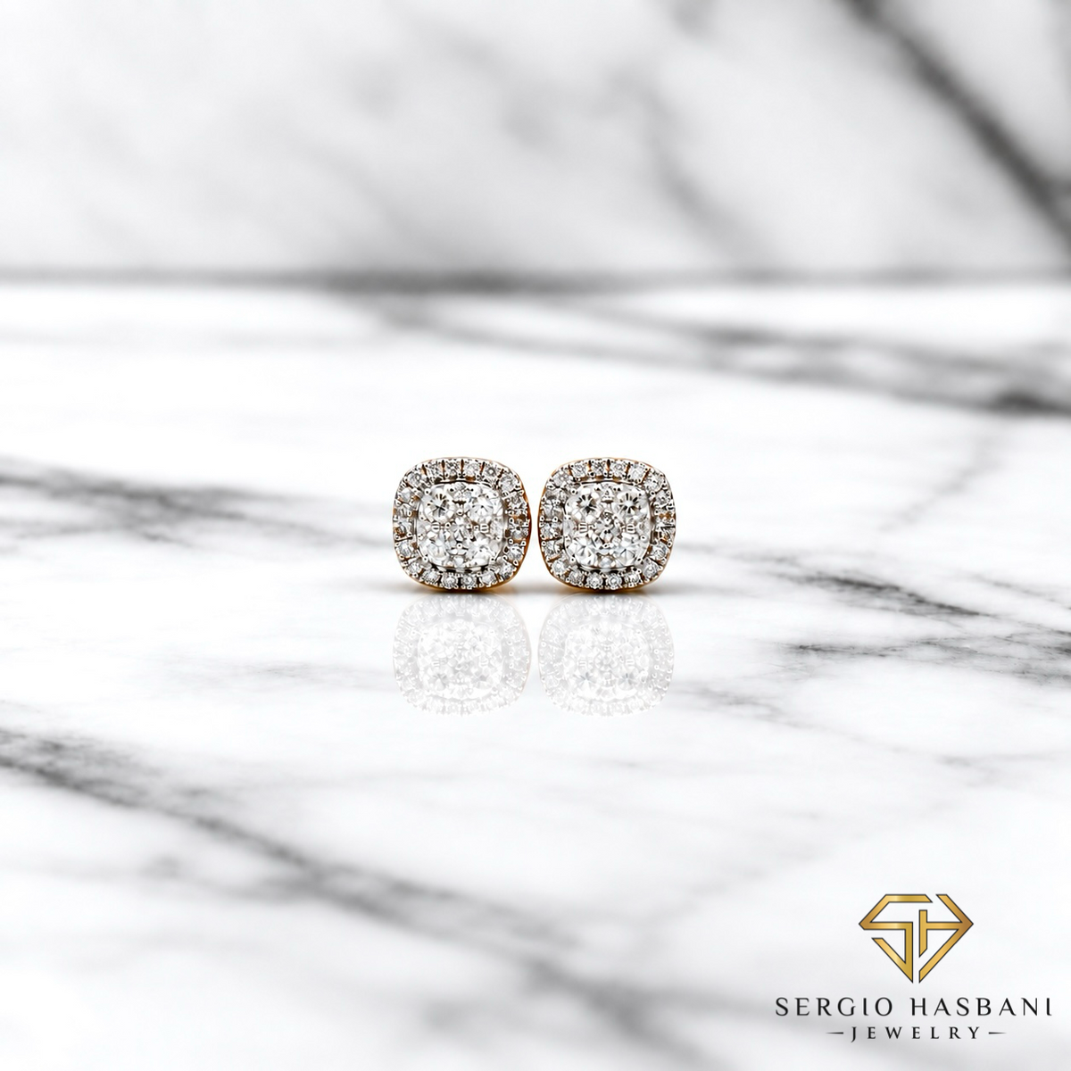 10K MUSSO Diamond Earrings