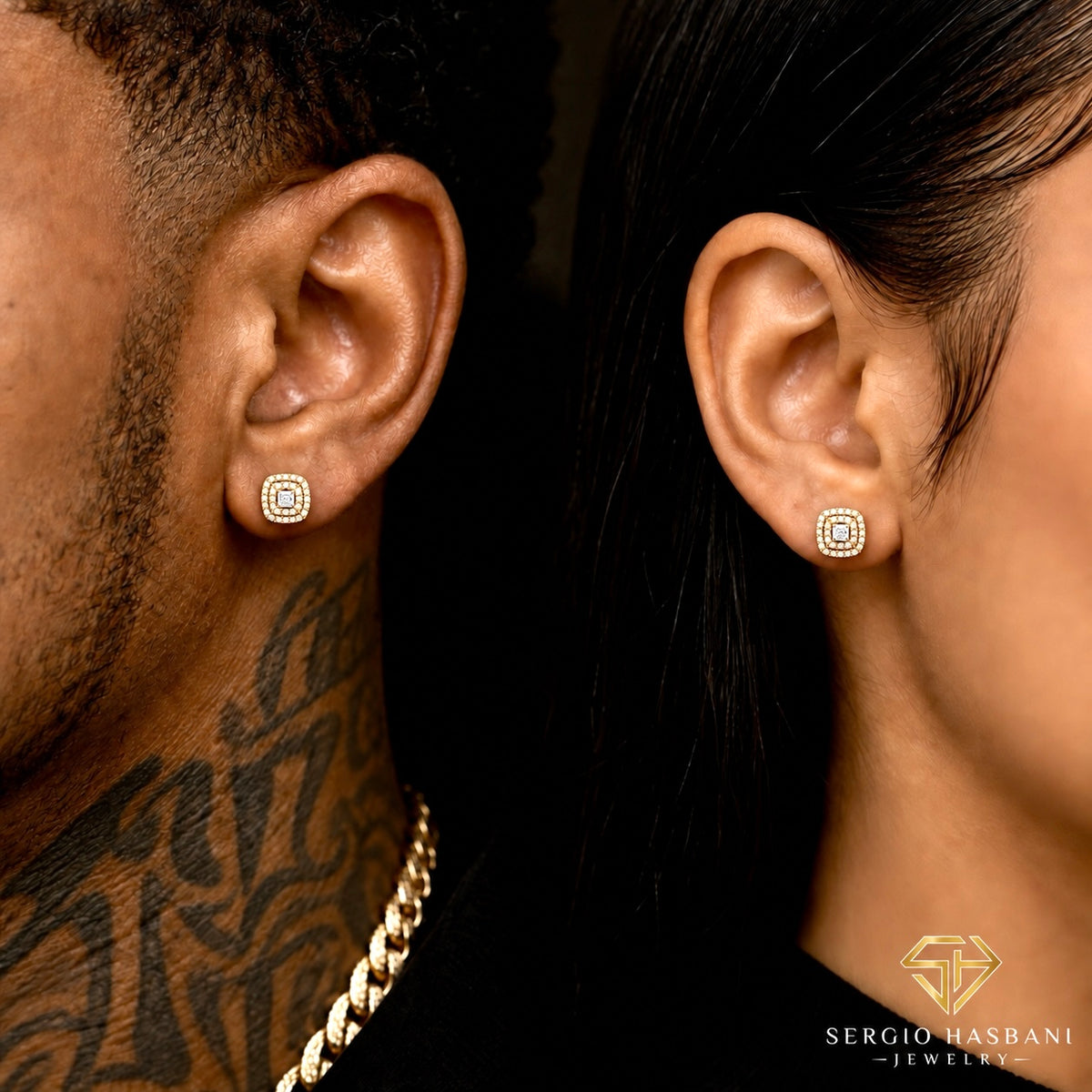 10K MUZE2 Diamond Earrings