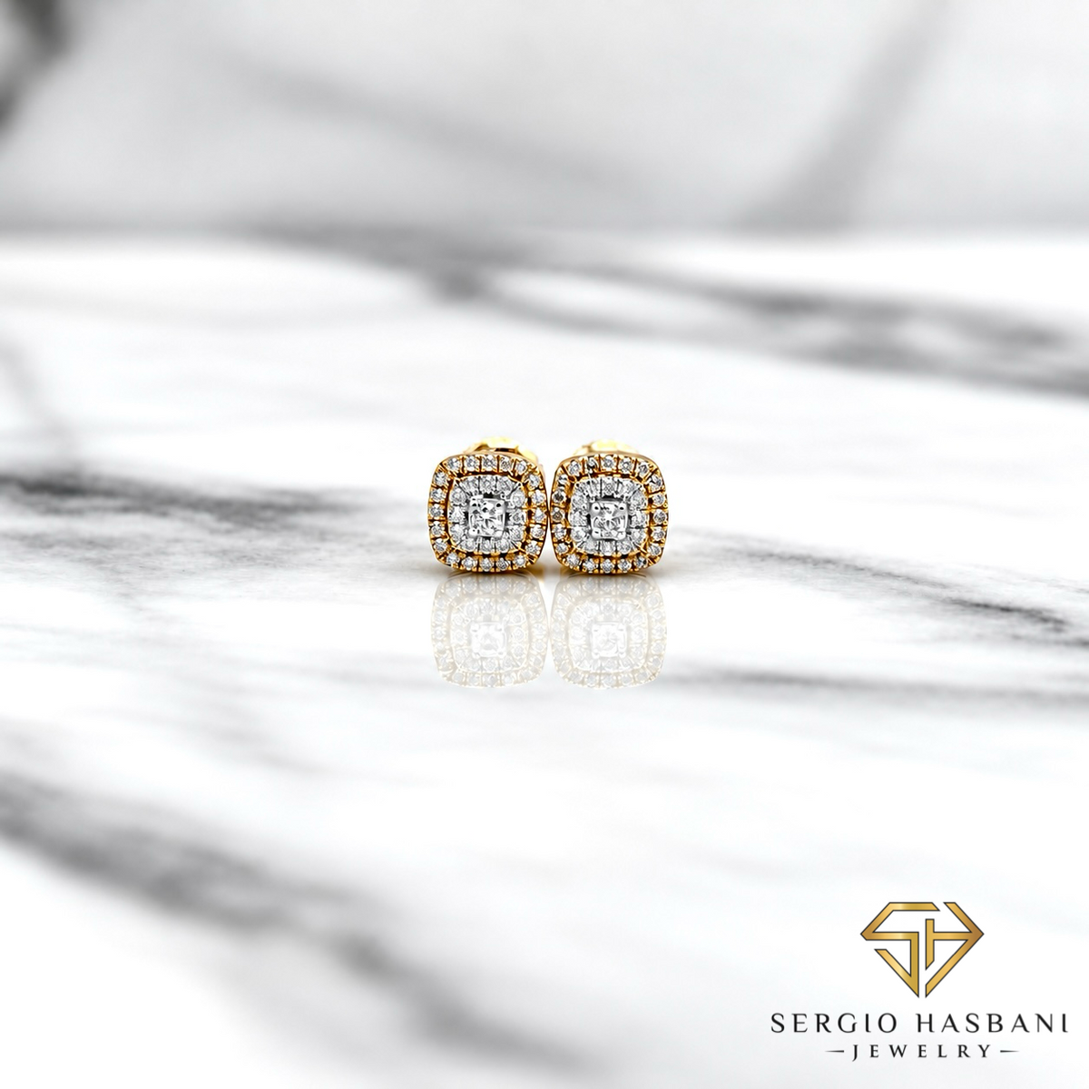 10K MUZE Diamond Earrings