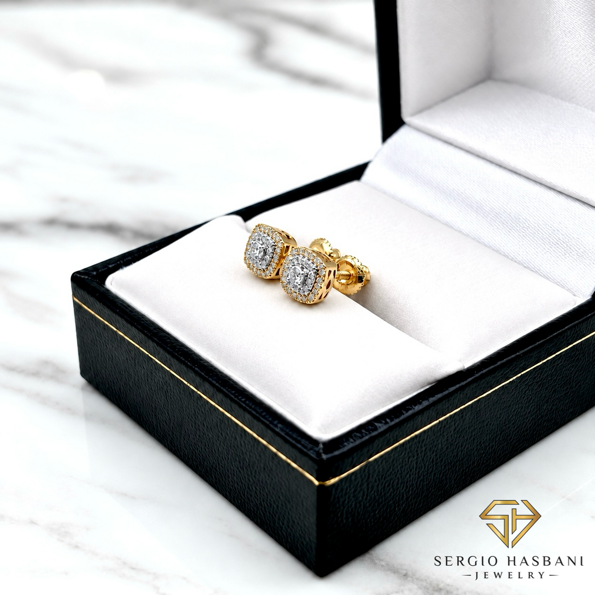 10K MUZE Diamond Earrings