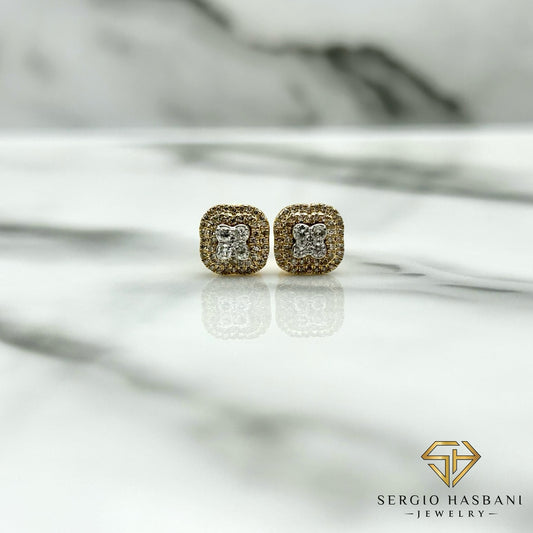 10K NUAGE2T Diamond Earrings