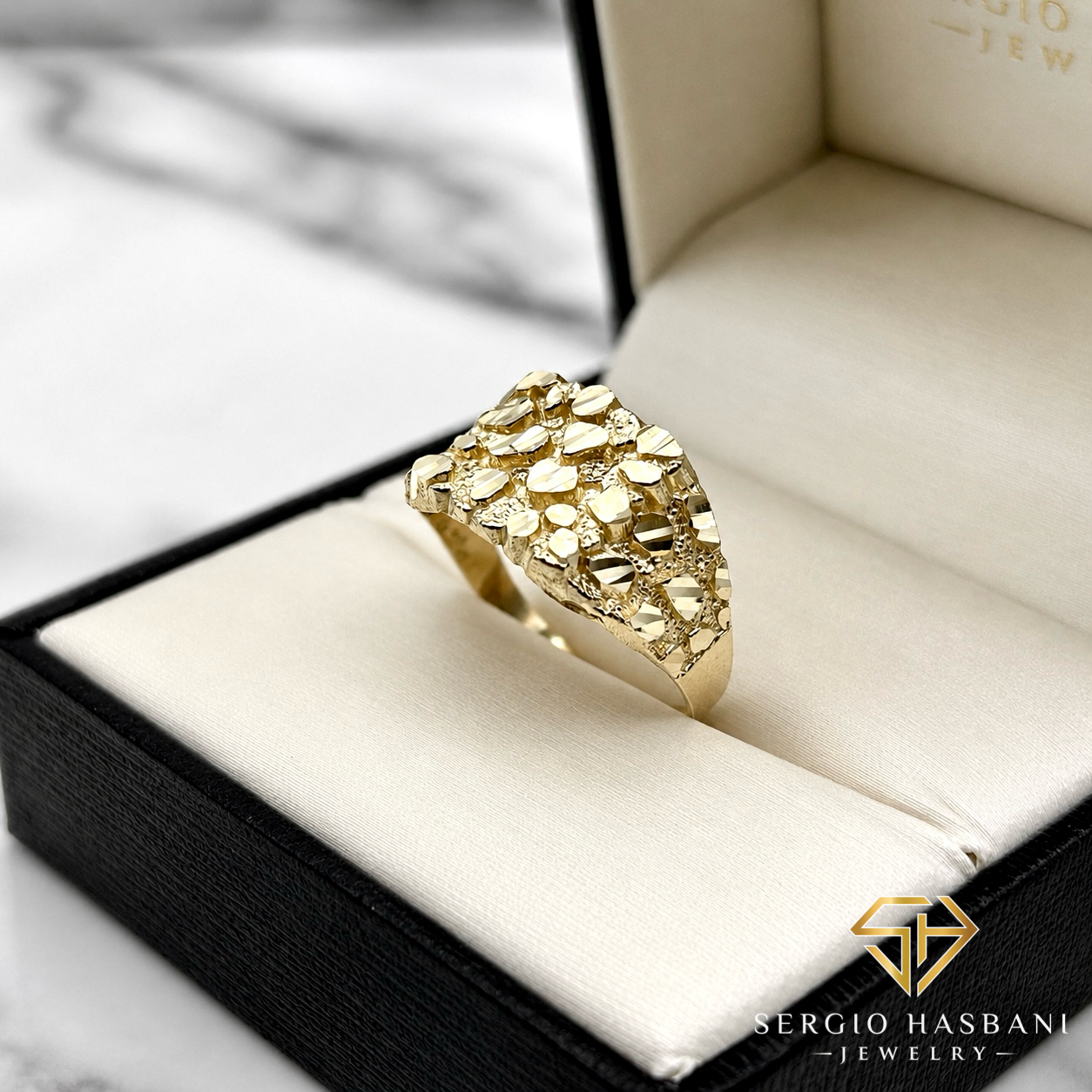 10K NUGGET1 Ring