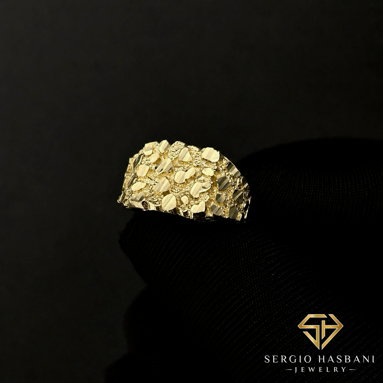 10K NUGGET1 Ring
